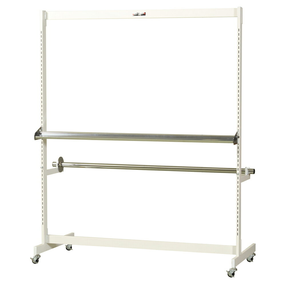 ヤマテック ロール材スタンド [ロール材寸法：540φ×L1200まで ロール材重量：10kgまで] 仕様：キャスタ..