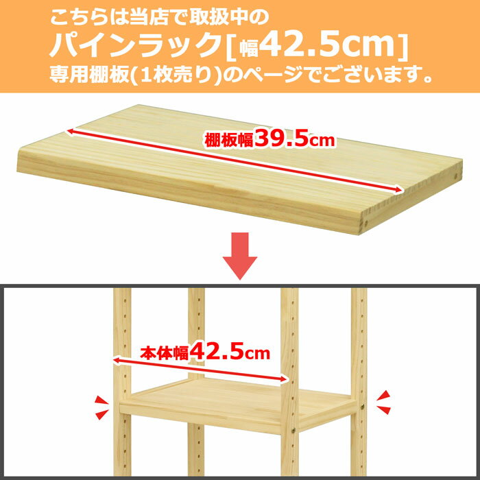 パインラック 追加棚板 天然木 単品 1枚売り 棚板 木製ラック 収納ラック フリーラ...