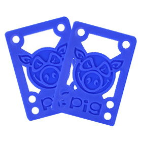 ライザーパッドPIG PILES 1/8 HARD RISER (BLUE)スケートボード 車高調整PIG(ピッグ) k935bl