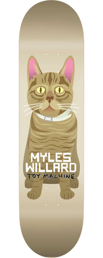 デッキWILLARD CAT (8.125 x 31.9)スケボー スケートボードTOYMACHINE(トイマシーン)Myles Willard (マイルス・ウィラード)[d1239]