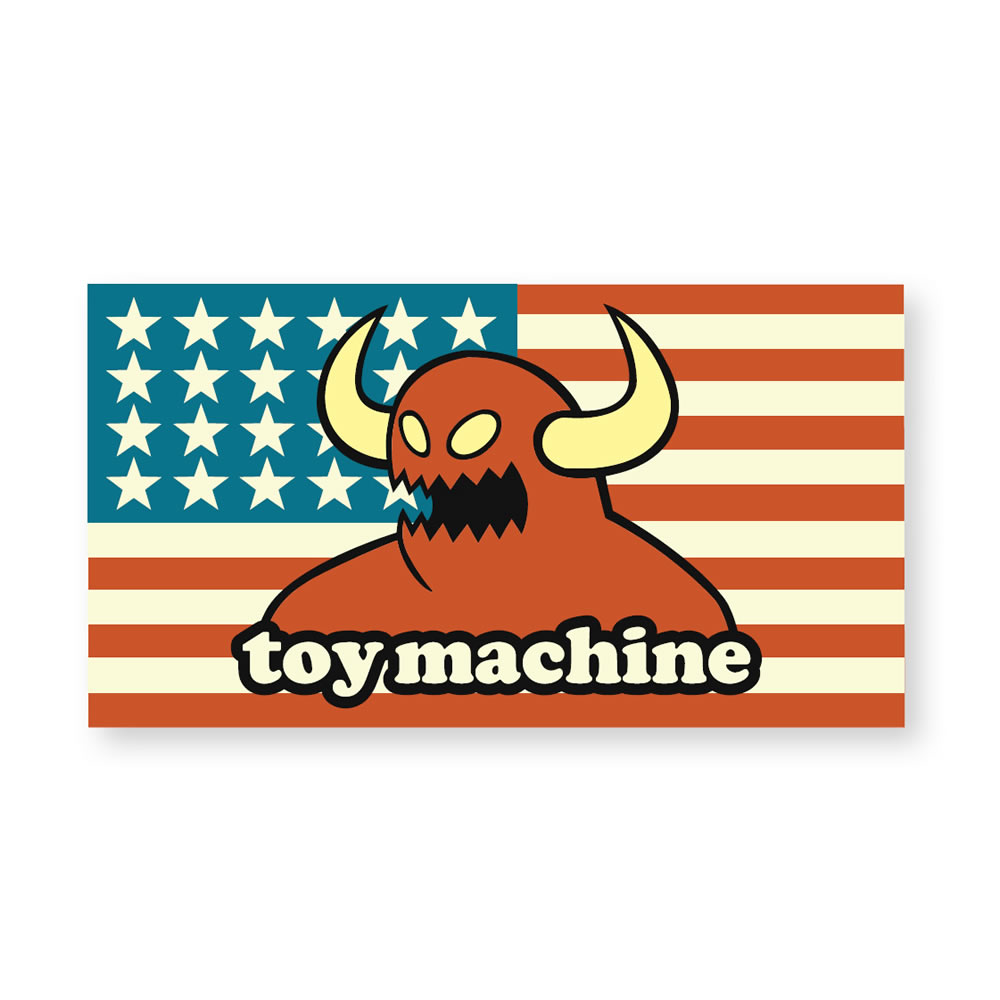 ステッカーAMERICAN MONSTERステッカーTOYMACHINE(トイマシーン)[k305-37]