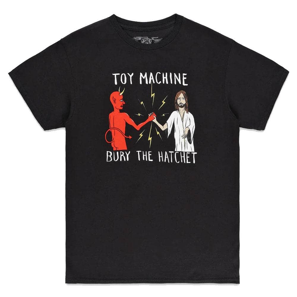 【大特価！スペシャルセール】TOY MACHINE ( トイマシーン ) TシャツBURY THE HATCHET TEE 02 (BLACK)トイマシーン スケートボードスケボー スケート Tシャツ s315bk