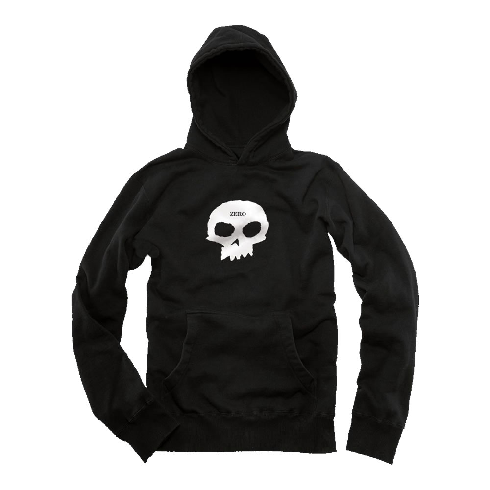 楽天STEEZ SHOPスウェットSINGLE SKULL HOOD （BLACK）パーカーZERO（ゼロ）[pz001bk]