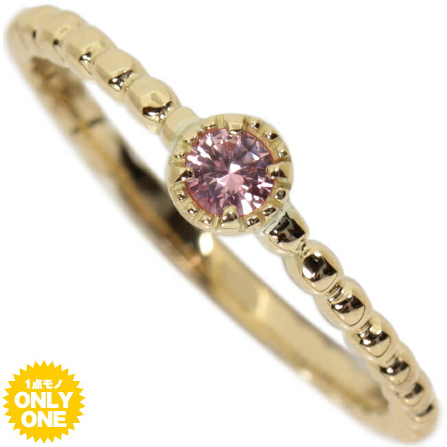 K18パパラチアサファイアリング0...