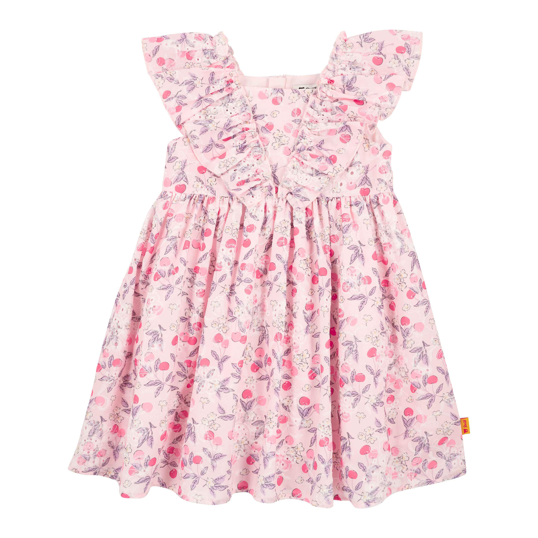 Rakuten - シュタイフ公式 ワンピース ピンク（チェリー） 子供服 プレゼント ギフト 贈り物 出産祝い