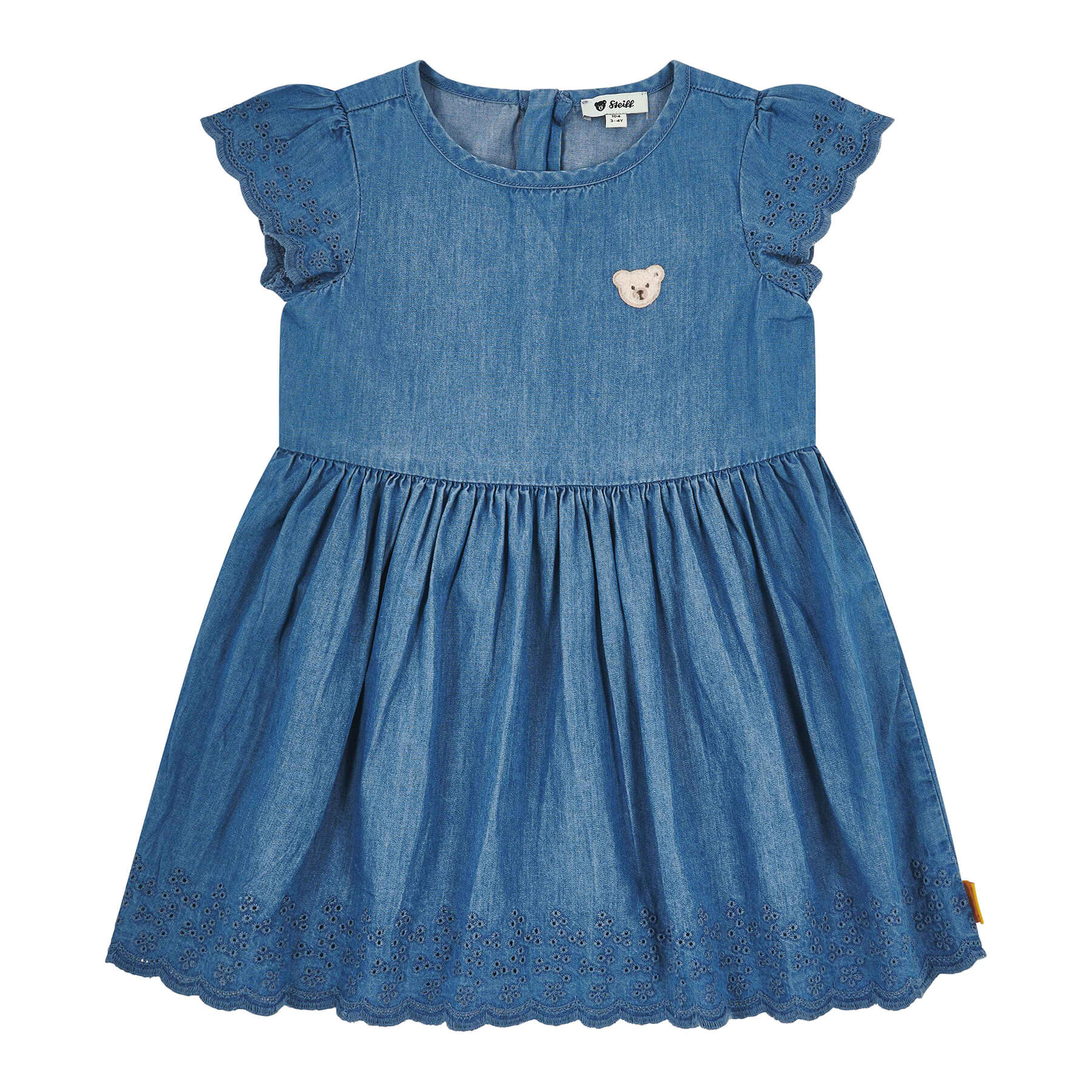T-Shirts （Short Sleeve） - 【シュタイフ公式】デニムワンピース コーデュロイブルー 子供服 プレゼント ギフト 贈り物 出産祝い