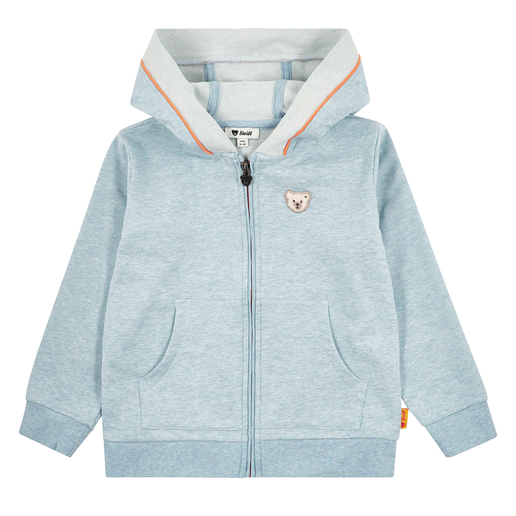 Rakuten - シュタイフ公式 パーカー シャンブレーブルー 子供服 プレゼント ギフト 贈り物 出産祝い