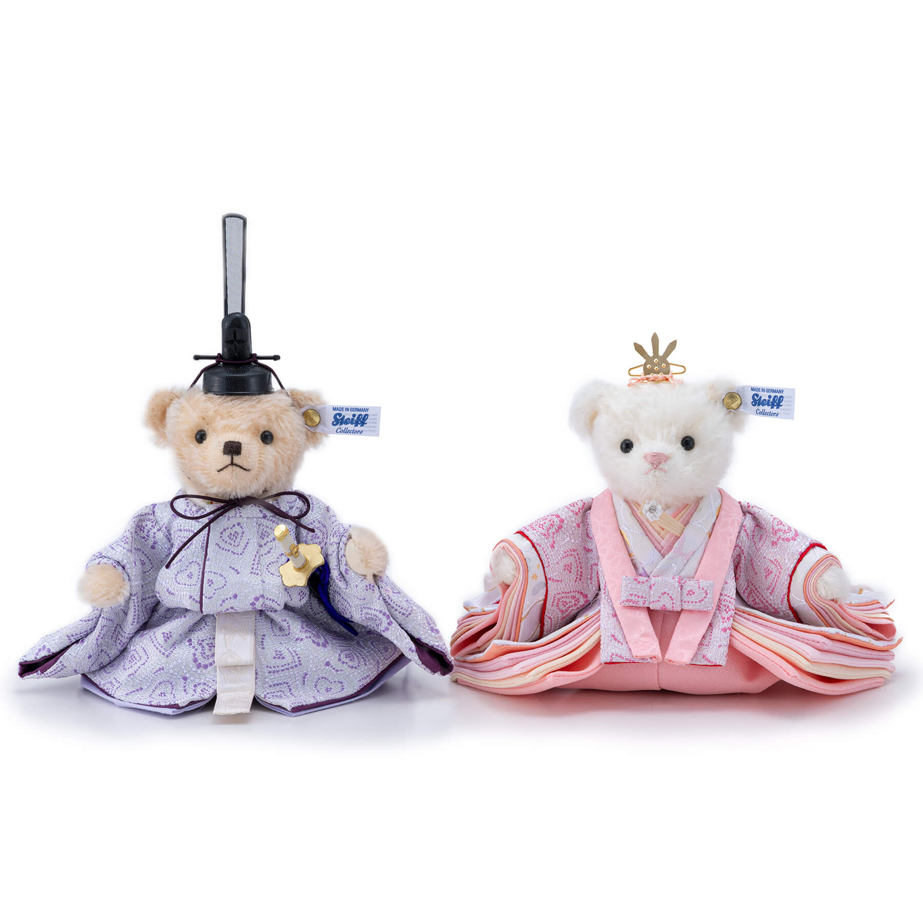 【ひな人形早期予約(購入)木札キャンペーン開催中】【シュタイフ公式】【日本限定】テディベア ひな人形「ハート」◇■【12月頃より順次出荷予定】 節句 おひなさま 雛人形 お雛様 雛飾り 2体セット ピンク屏風 白台座 寿慶 日本限定 桃の節句 限定品 プレゼントSteiffのサムネイル