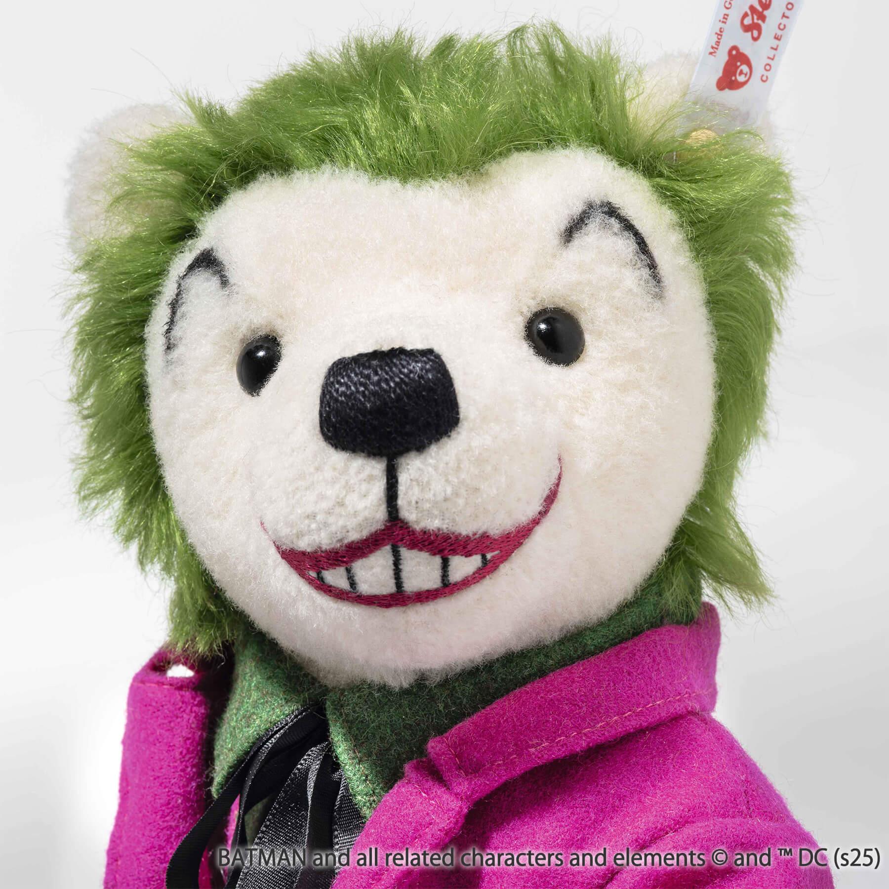 【世界限定】ジョーカー テディベア（バットマン） ■ batman ヒーロー アメコミ ティディベア 熊 クマ ベア くまのぬいぐるみ くま ぬいぐるみ ギフト 贈り物 出産 祝い 誕生日 クリスマス クリスマスプレゼント プレゼント かわいい