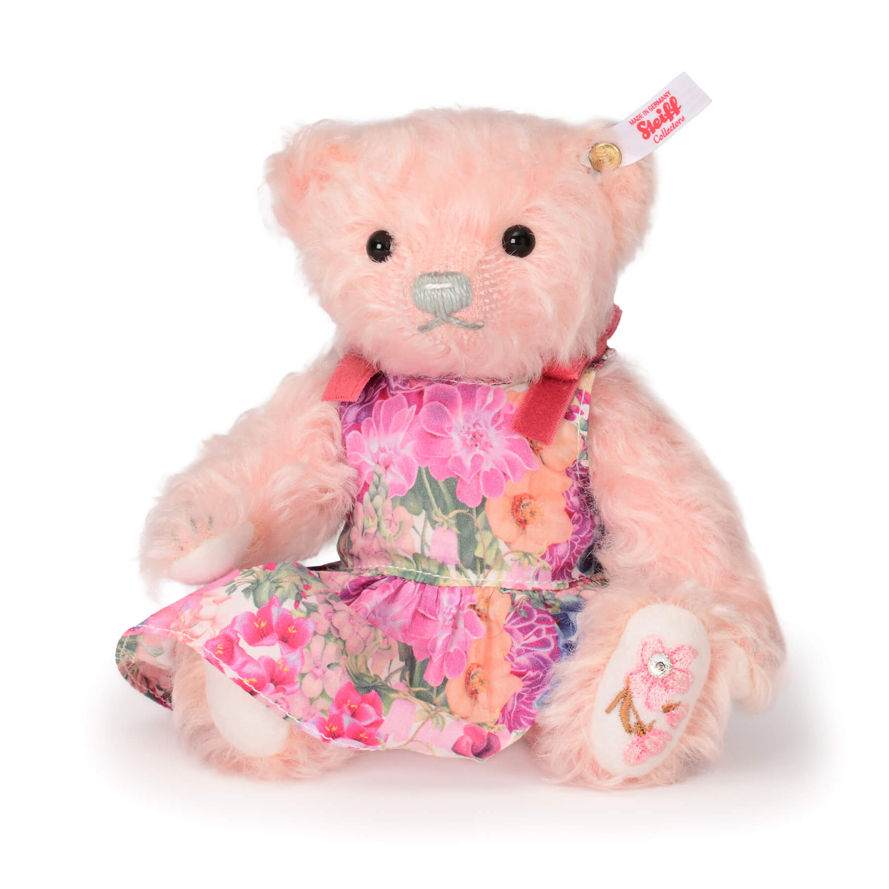 【シュタイフ公式】Steiff made with Liberty fabric（Pink）■ ティディベア 熊 クマ ベア くまのぬいぐるみ くま ぬいぐるみ ギフト 贈り物 出産 祝い 誕生日 クリスマス クリスマスプレゼント プレゼント