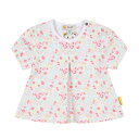 【シュタイフ公式】半袖Tシャツ 花柄 子供服 ベビー服 プレゼント ギフト 贈り物 出産祝い