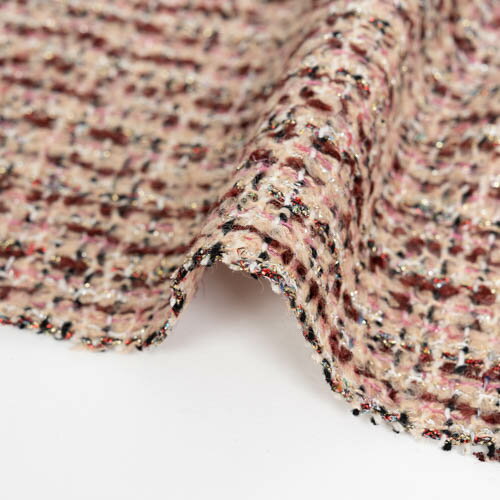 [尾州生地 ブラシヤーン使いのラメファンシーメッシュ]BISHU ファ...(3)