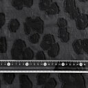ハンドカットで可愛い柄のとっても軽いコットンキュプラ花柄ジャガード （10センチ）ジャガード生地 生地 布 織物 手芸 ハンドメイド 手作り 可愛い 国産 日本製 ワンピース スカート 軽量 男の子 女の子 黒 ブラック ko97