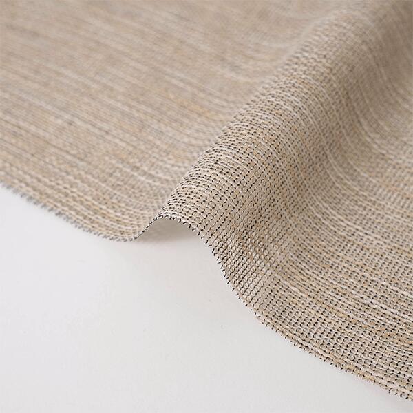 [尾州生地 杢調スラブ糸を使ったファンシーメッシュカラミ織り]【ベージュ】(50cm単位)ツイード メッシュ 尾州 BISHU まとめ買い 生地 布 織物 手芸 ハンドメイド 手作り はぎれ 可愛い 国産 日本製 z35〇