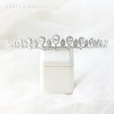【STELLA BRIDAL公式】ブライダル ティアラ ジュエルドロップ |キュービックジルコニア ビジュー ウェディング 大ぶり ウエディング 花嫁 結婚式 かわいい ヘアアクセサリー おしゃれ ブライダルアクセサリー ウェディングアクセサリー ステラブライダル 低め 幅広
