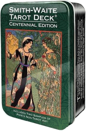 ڥåȥɡ۴ꥹߥ/Smith-Waite Centennial Tarot Deck in a Tin