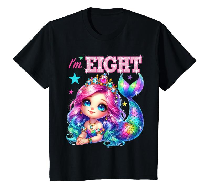 Rakuten - キッズ 8歳のレインボーマーメイドバースデー(8歳の女の子)EIGHT。