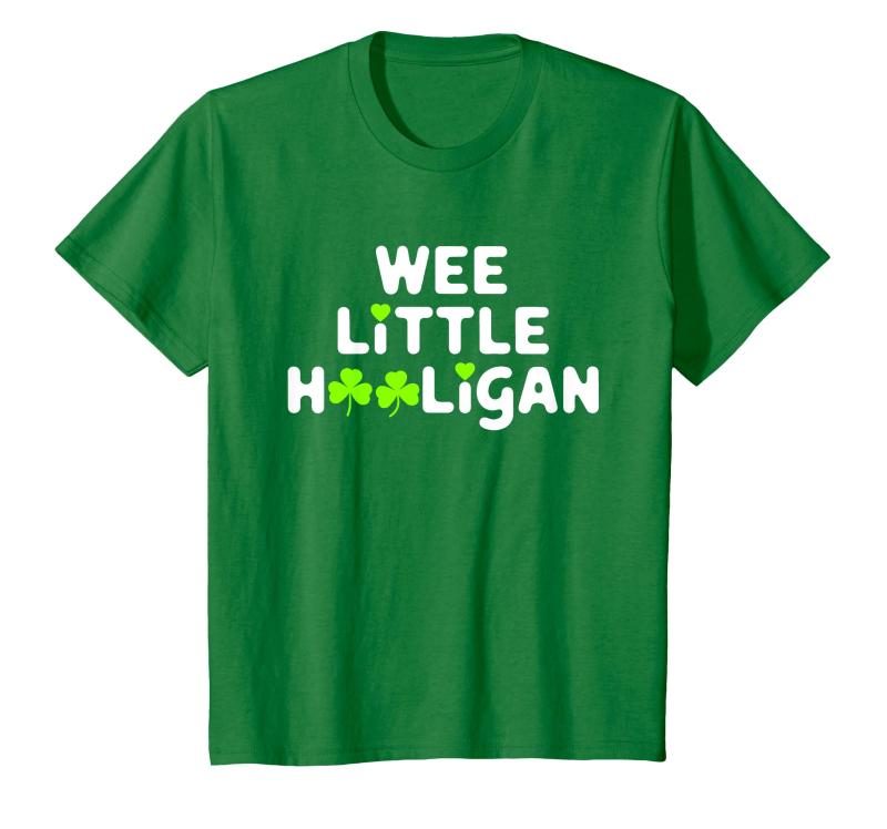 キッズ Wee Little Hooligan Cute St Patricks Day Toddler Girls