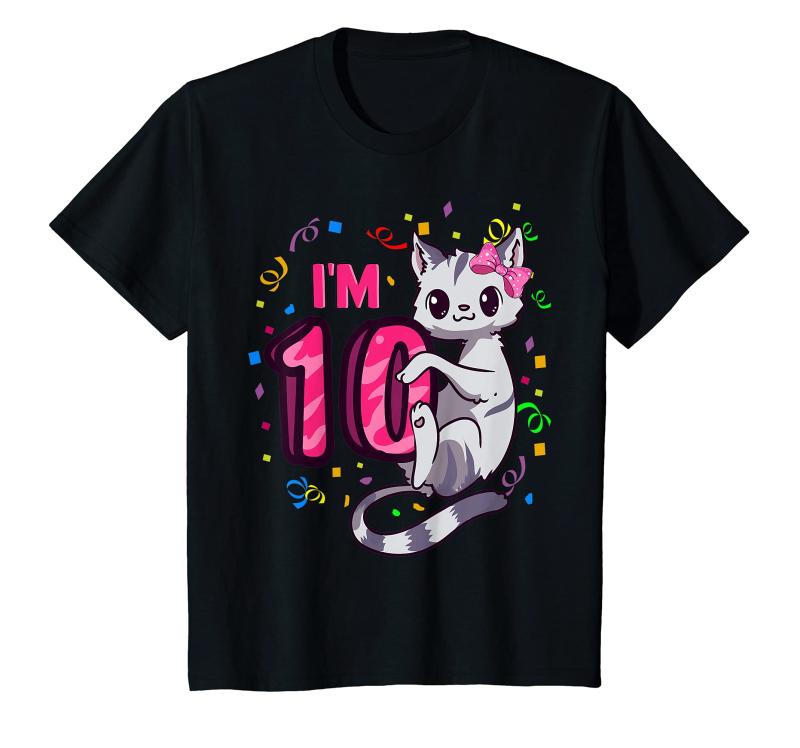 キッズ 女の子 10歳の誕生日の服 私は2歳の猫キティ子猫です