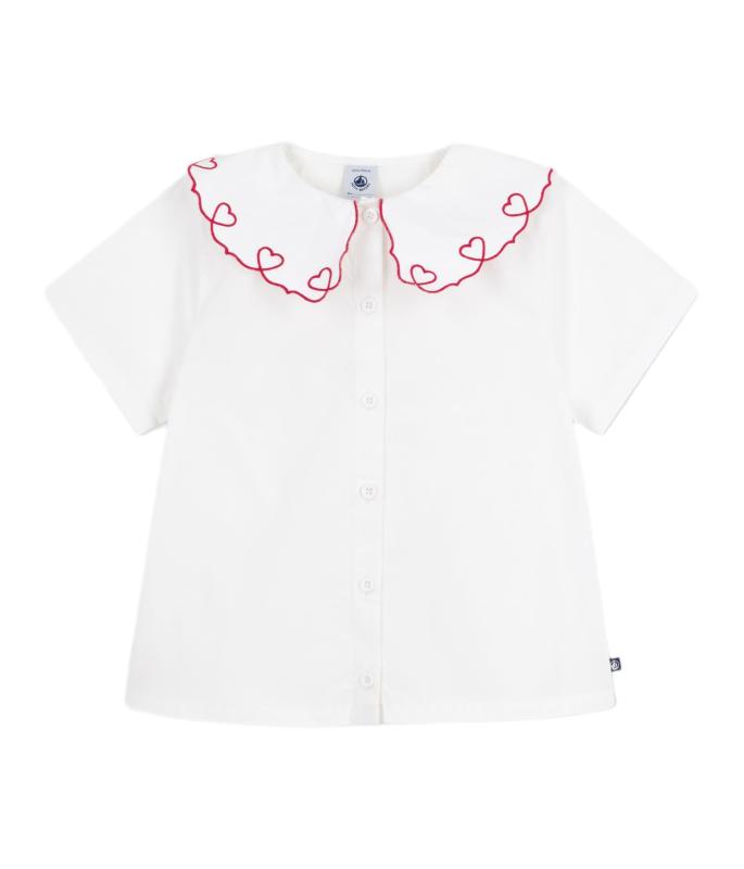 [プチバトー] 半袖ブラウス A0ECWA