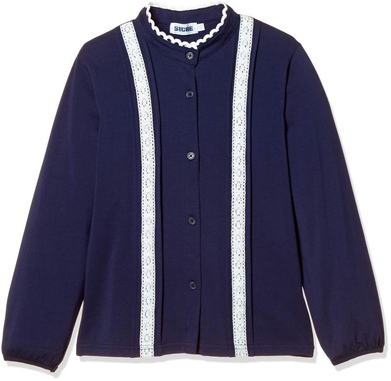 [シュクル] ハイネックベア天竺ブラウス ガールズ 493089(3.0)