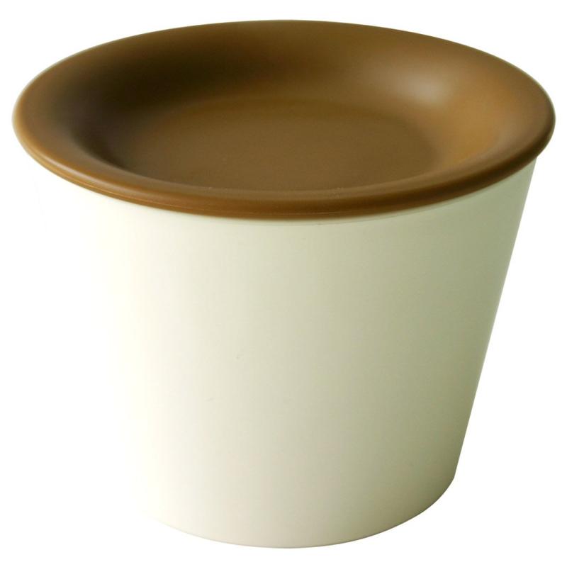 八幡化成 カップ&amp;ソーサー way-be versa collection(ヴァーサコレクション) versa cups(ヴァーサカップス) アイボリー