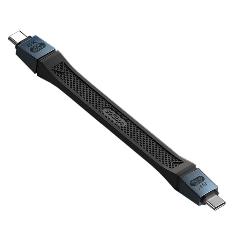 Other - NFHK アダプター 90度 USB5.0 80Gbps オス-メス 上下角度付き延長アダプター ストラップキーチェーン付き 240W 16K 8K 5K