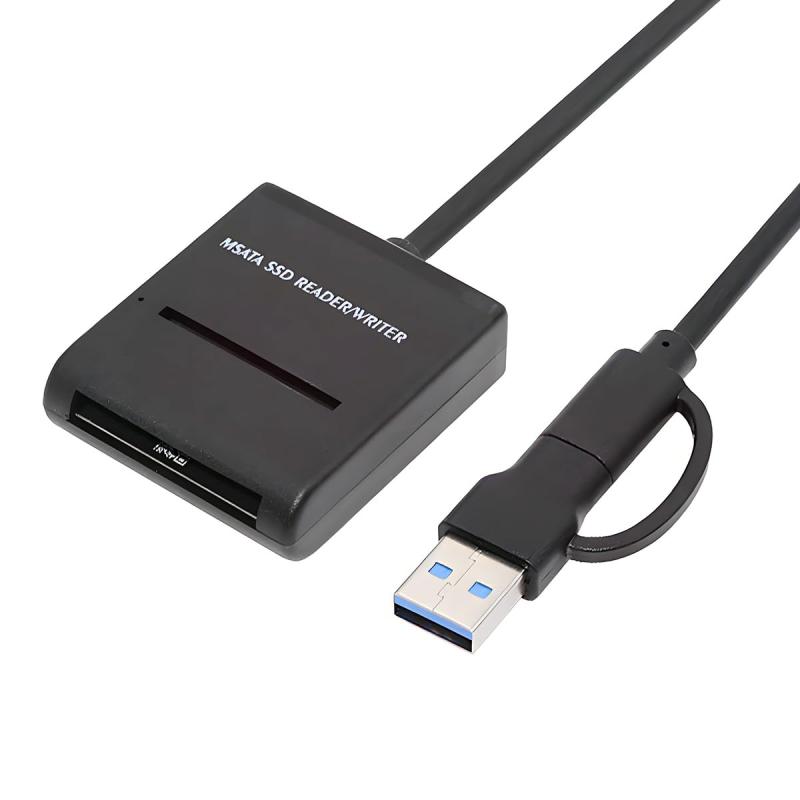 Cablecc NVME M.2 M-Key SATA NGFF SSD�ɥå��󥰳������󥯥������㡢USB3.0 Type-C Type-A�����֥��դ� RTL9210B���åץ��å�