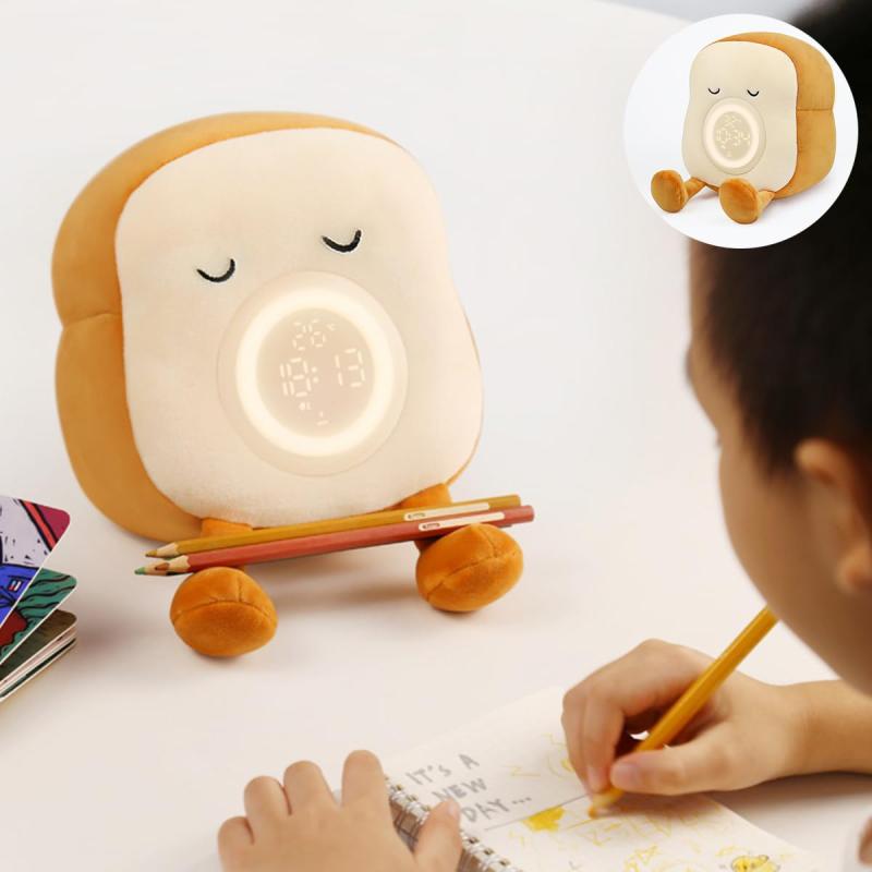 RAKSONIC ナイトランプ 授乳ライト 目覚まし時計 間接照明 常夜灯 ルームライト USB充電式 可愛い 睡眠のお 保育園用 寝室 リビングルーム用 子供 男の子 女の子贈り物