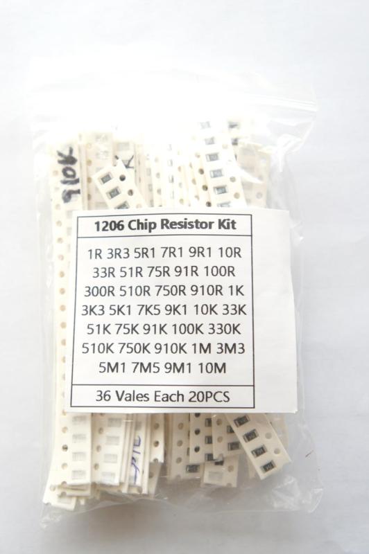 stellarshop㤨zmart 36 ͳ 20  = 720  1206 SMD   å 1/4W 0.25W 5% 1  ~ 10 Mohm ݡͥ DIY å 1R 3.3R 5.1R 1K 10K 100K 1M 10M å񹳴פβǤʤ2,053ߤˤʤޤ