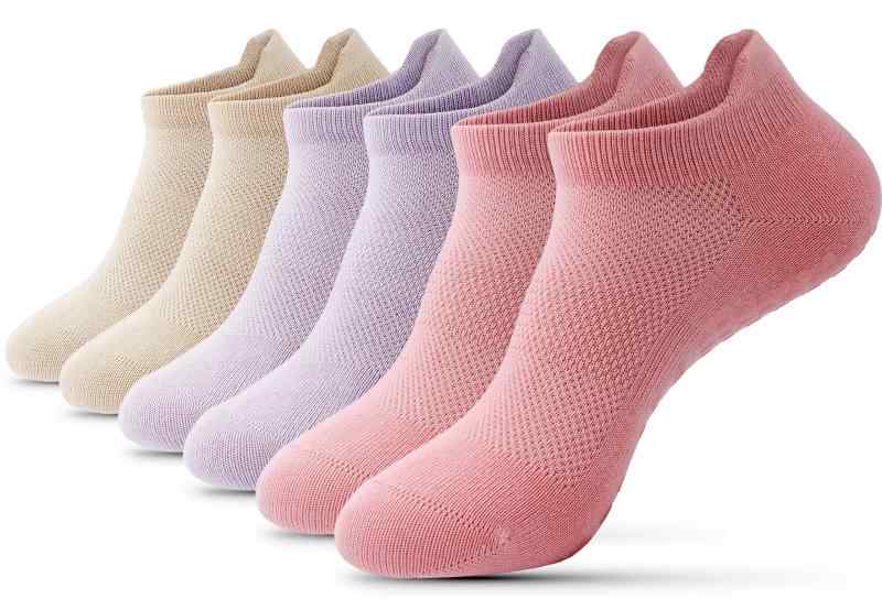 樂天商城 - [banerise] 靴下 レディース 滑り止め ヨガソックス 【つま先の保護·90%綿·抗菌·吸湿】 ピラティス ずれない スポーツソックス