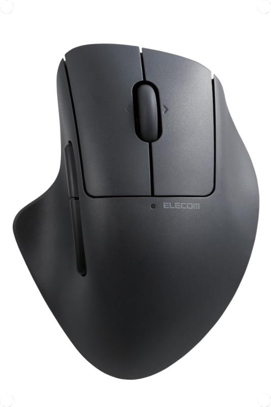 エレコム マウス ワイヤレスマウス SHELLPHA Bluetooth 静音 抗菌 5ボタン+チルトホイール ブラック M-SH30BBSKBK