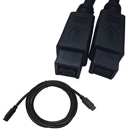 Firewire ケーブル、IEEE1394b FireWire800ケーブル 9ピンオス-9ピンオス ファイヤーワイヤーケーブル、IEEE1394デバイス向け