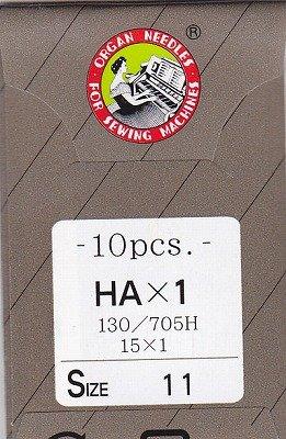 オルガンミシン針 No11 家庭用 HA 1袋 10本入HA×1＃11（10本入り）