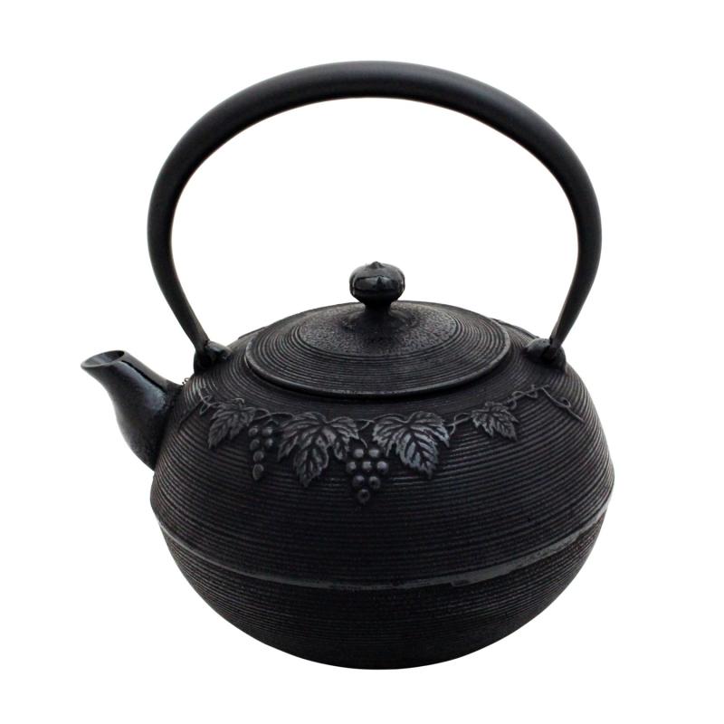 南部鉄器 鉄瓶 ブドウ 2.0L T-29