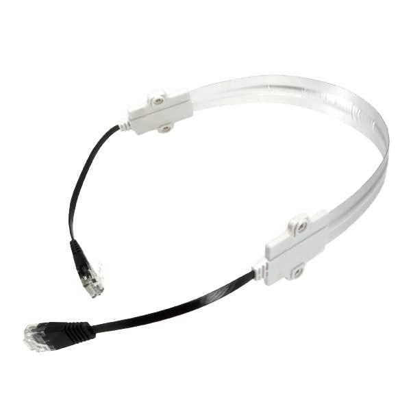 F-Factory 隙間LANケーブル フラットLANケーブル 50cm Cat.6準拠 高耐久 サッシ窓や扉のすきまを利用