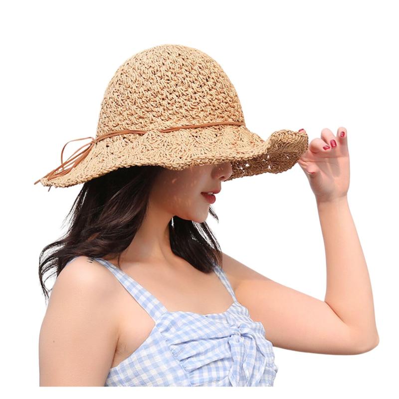 fieldlabo 麦わら帽子 つばひろ 折りたたみ レディース UVカット リゾート ビーチ 旅行 日焼け防止