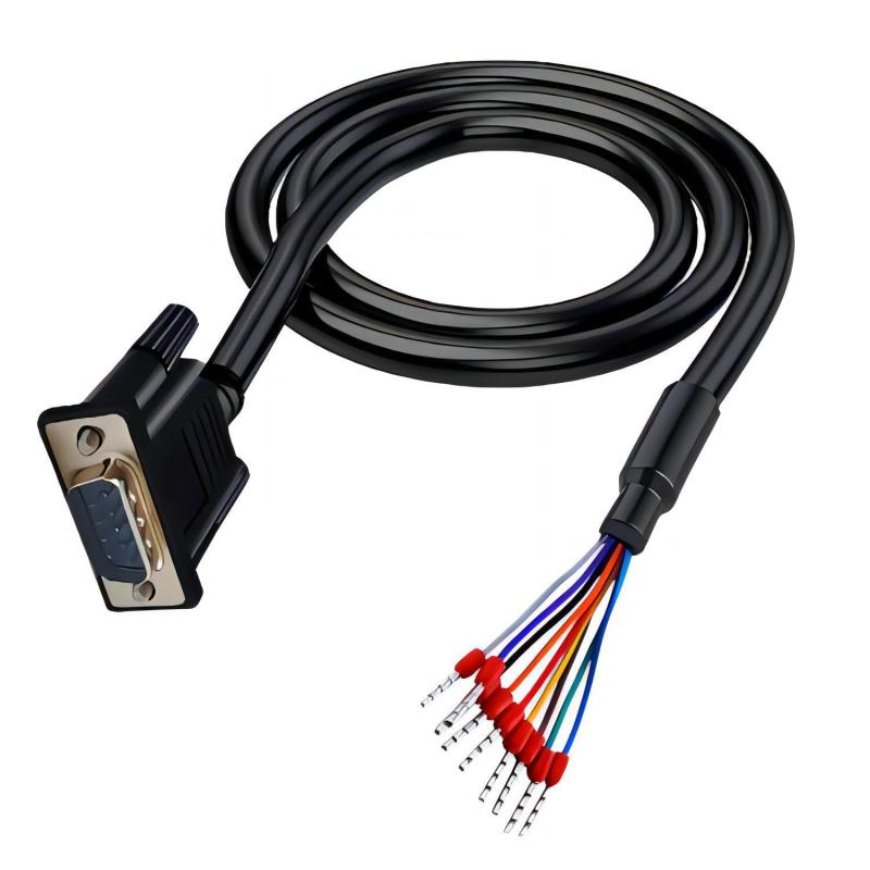 RS232 D-SUB 9ピン シリアル延長ケーブル 10Ft 3m 26AWG