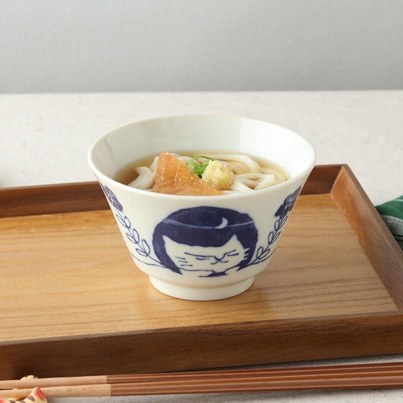 EAST table(イーストテーブル) 帰ってきた ねこまるけ kaettekita NEKO-marchē クレール型 3.6反り丼 ユメノナカ Φ11.4×H6.7 日本製 電子レンジ対応 食洗機対応 stellarshop-10135000 stellarshop サンプル画像2