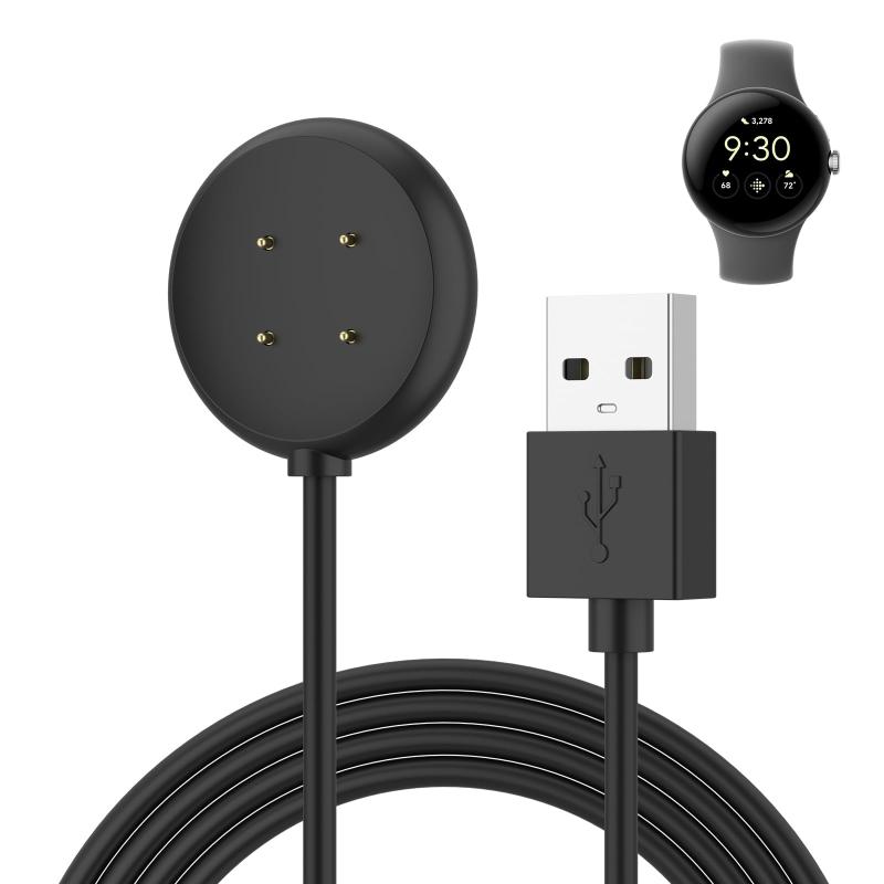 Google Pixel Watch 2対応 充電ケーブル 磁気吸着 1m 急速充電 USB A充電ケーブル 持ち運び便利