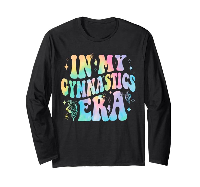 In My Gymnastics Era Gymnast Woman Girl Kids 長袖