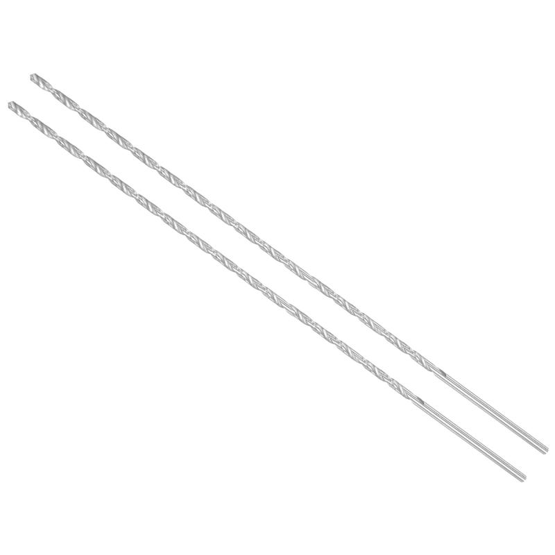 CoCud エクストラロングツイストドリルビット、ドリル径長さ、高速度鋼ストレートシャンクジョバードリルビット - (用途: 木材可鍛鉄、アルミニウム、プラスチック用)