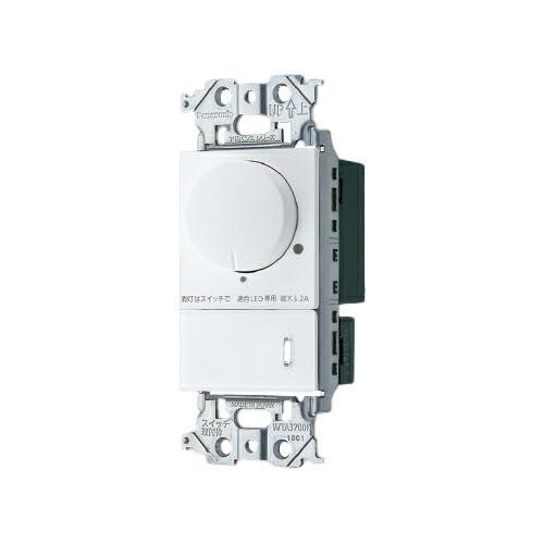 樂天商城 - パナソニック(Panasonic) アドバンスシリーズ LED 埋込逆位相調光スイッチC[ほたるスイッチC][適合LED専用3.2A][ロータリー式][下限照度設定機能付][ネームなし][マットホワイト] WTA575831WK