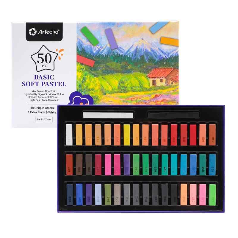 Artechoソフトパステル48色ショート。