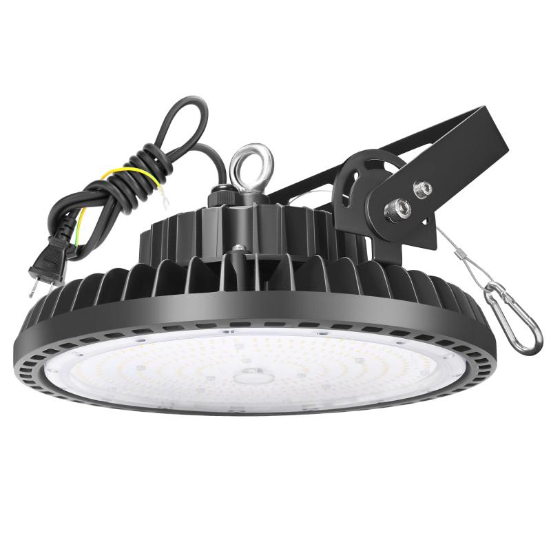 樂天商城 - [WHLED]高天井照明 240W LED高天井灯[1.5M配線プラグ付] 100-277V 5000K昼白色 33600LM(2000W水銀灯相当）UFO型ハイベイライト[2年] IP65防水防塵 LED投光器 掲示板 作業灯 駐車場 運動場 工場照明