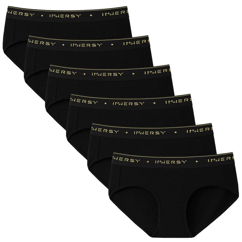 樂天商城 - [INNERSY] ショーツ レディース 綿 ローライズ パンツ 下着 女性 セット かわいい コットン パンティー 6枚組 M-4L
