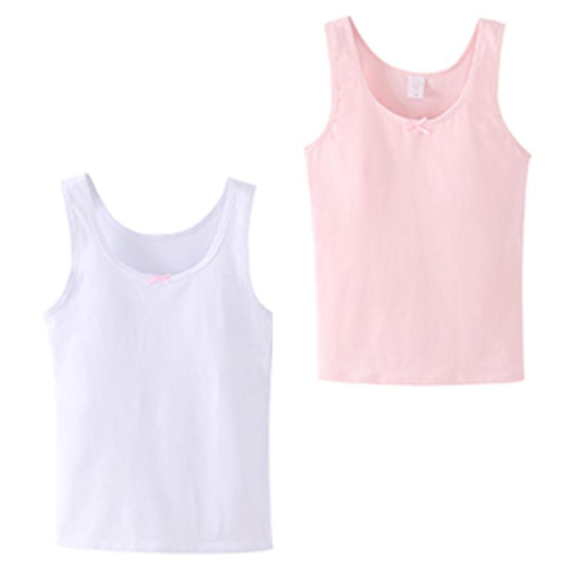 [MUUZU] ジュニアブラ インナー キャミソール 全10パターン [ 女の子 下着 ストレッチ 綿 透けにくい カップ付き 胸二重 ]