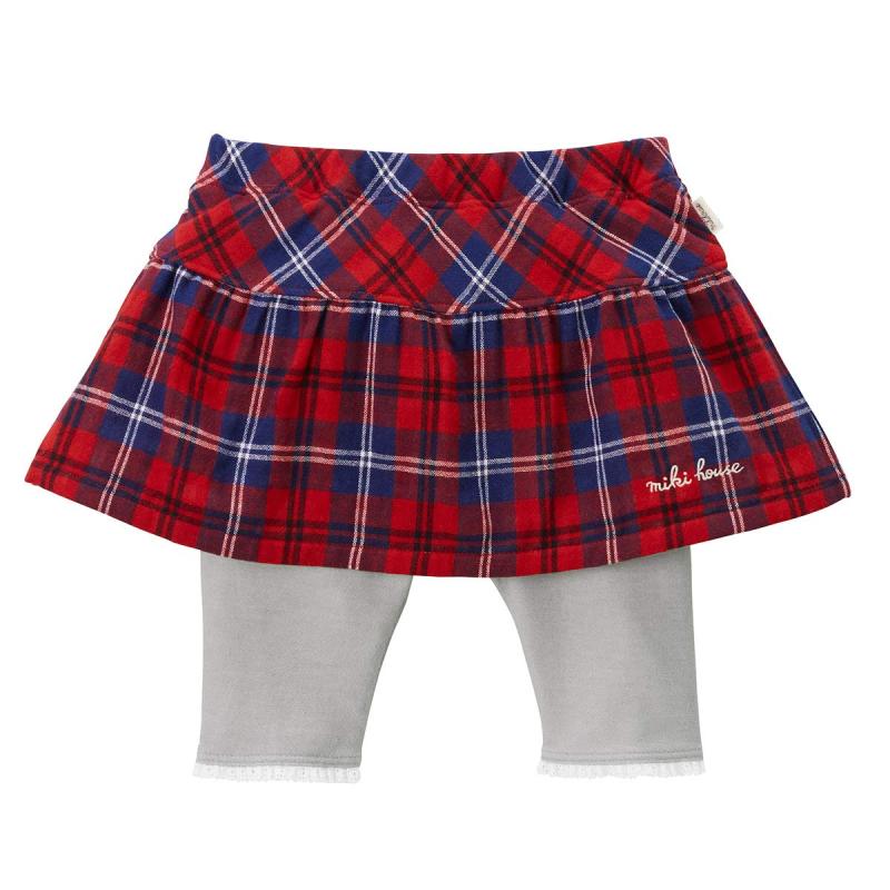 [ミキハウス] スカート付パンツ 10-3241-458 女の子 70cm～110cm