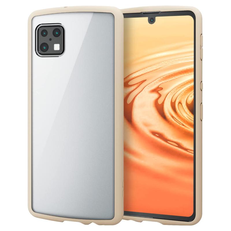 樂天商城 - エレコム AQUOS sense6s (SHG07) / sense6 (SH-54B SHG05) ケース カバー ハイブリッド TPU 高硬度8H 角エアクッション 耐衝撃 軽量 薄型 フレームカラー 背面クリア ストラップホール付 TOUGH SL