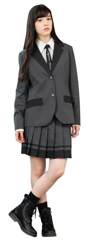 アリサナ 卒業式 小学生 女の子 スーツ 子供服 フォーマル ベイリー (ジャケット スカート シャツ ネクタイの4点 セット)